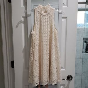 No Boundaries Cream Lace Dress Size S